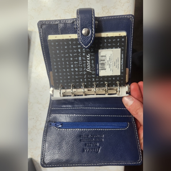 Blue FiloFax Malden Mini - Picture 6 of 8